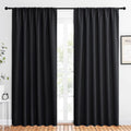 NICETOWN Halloween Black Blackout Curtain Blinds - Solid Thermal