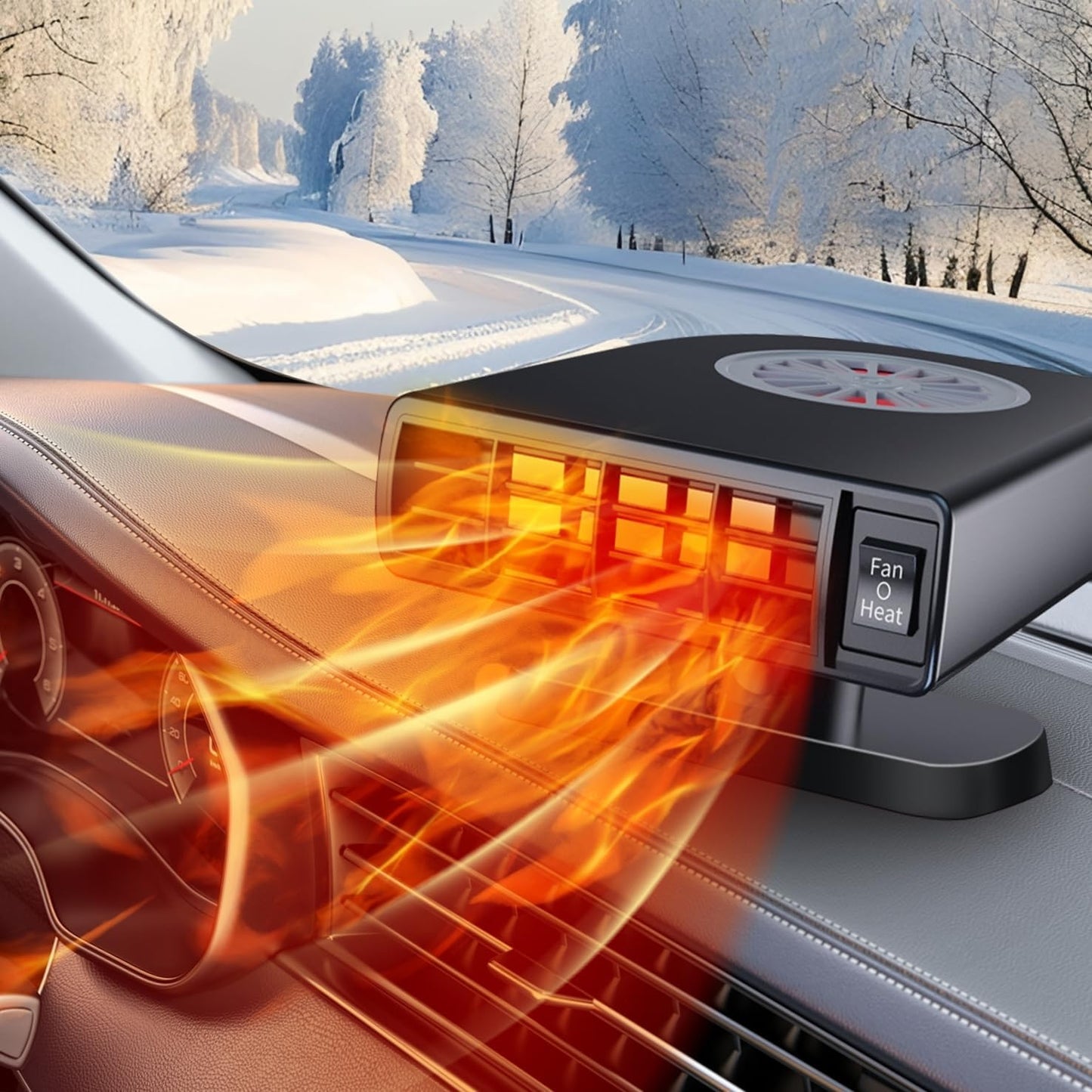 Fast Heat & Defrost Car Heater by JILOUR