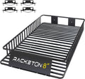 74 x 49 x 8 Large SUV Roof Rack Cargo Basket - Extra Capacity