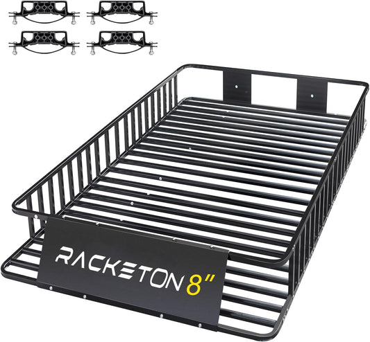 Large SUV Roof Rack Cargo Basket for Extra Storage Space