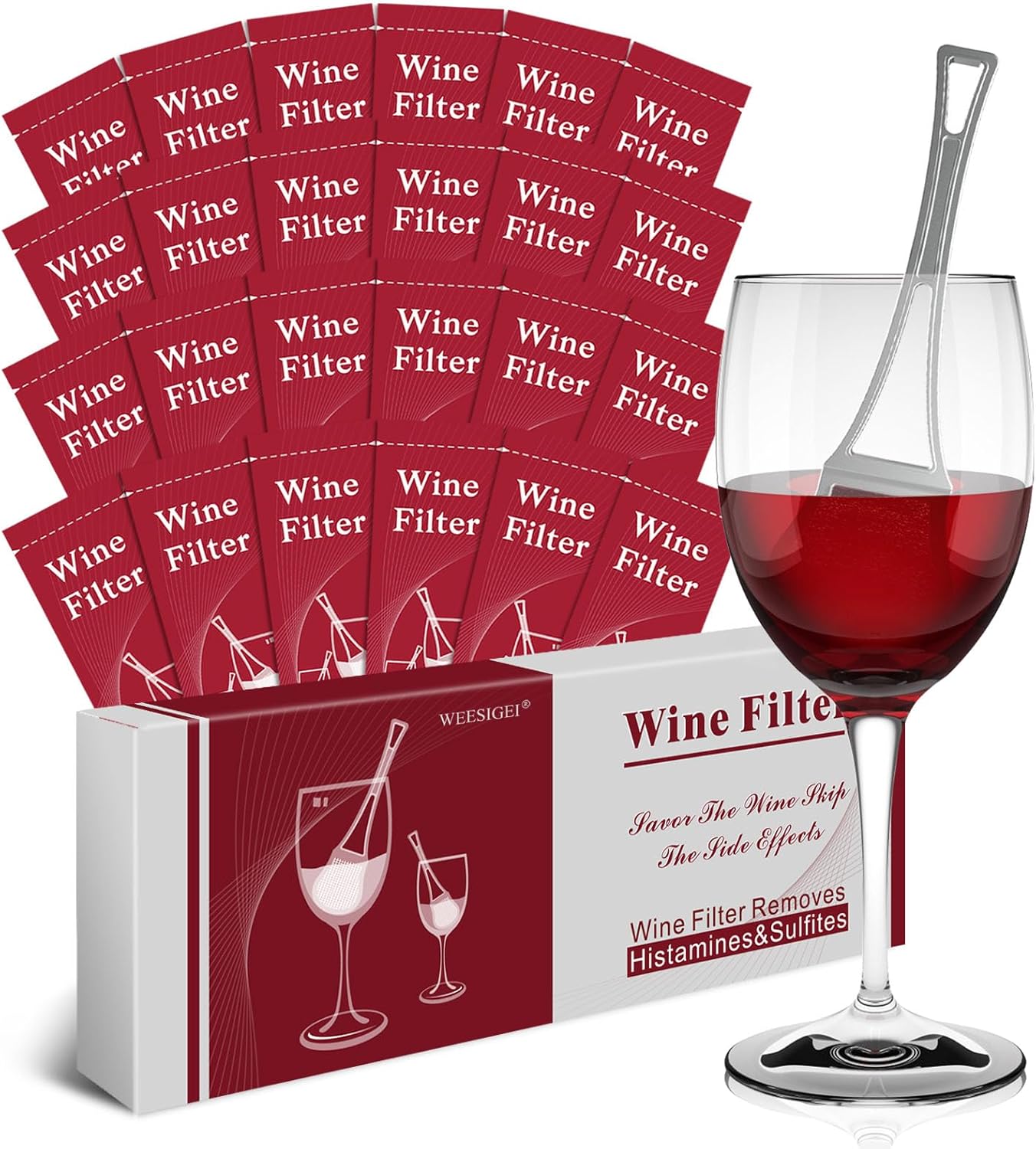 Wine Wand Sulfite Purifier for Headache-Free Wine Enjoyment