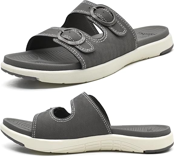 COFACE Womens Orthotic Slides for Comfort and Arch Support