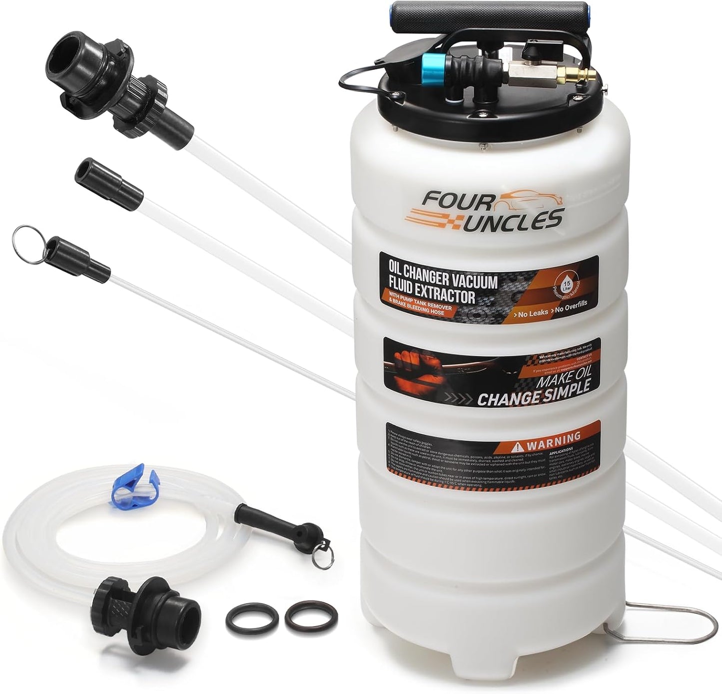 FOUR UNCLES 15L Fluid Extractor for Quick Oil Changes