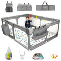 Baby Playpen with Mat 50in50in - Extra Large Safe Play Yard