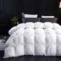 Three Geese Queen Size Pinch Pleat Duck Feather Down Comforter