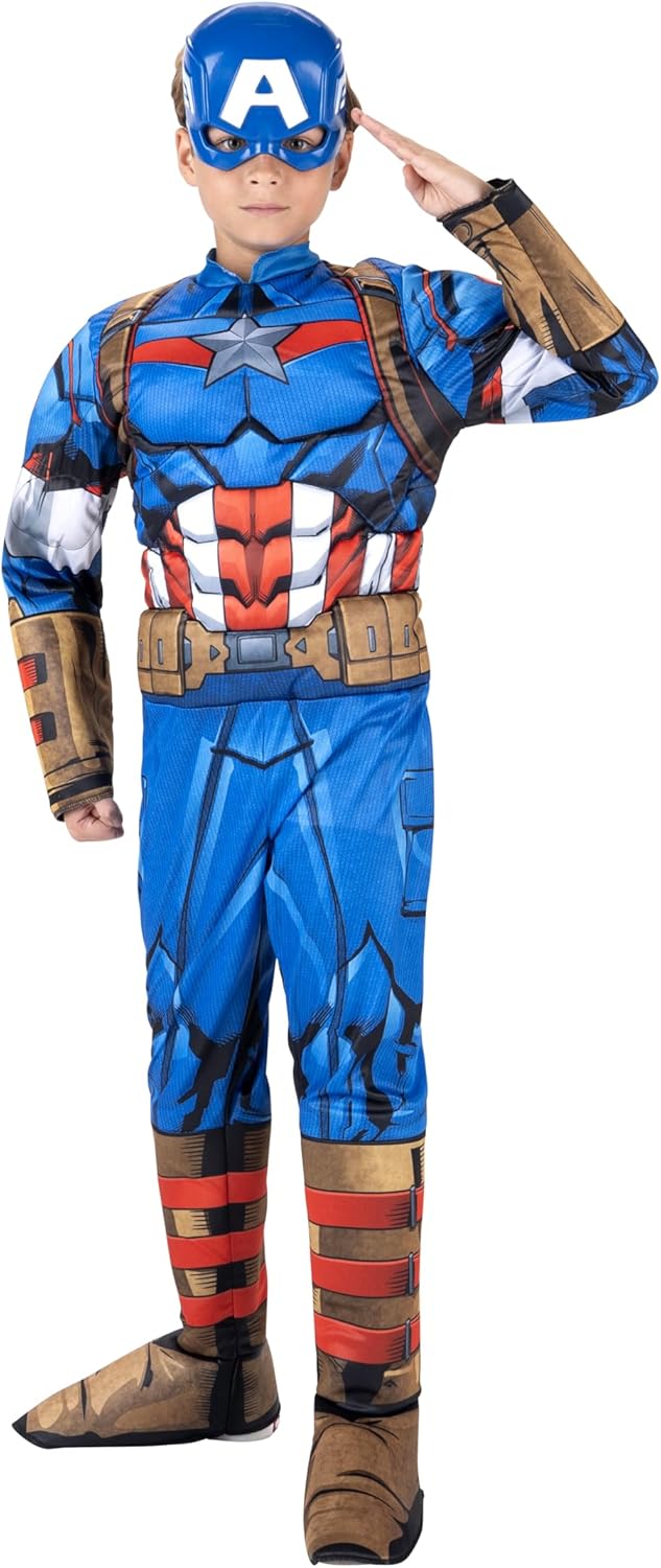 Marvel Captain America Youth Halloween Costume for Avengers Fans