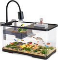 Turtle Tank Starter Kit with Light and Filter Balls - Compact Reptile