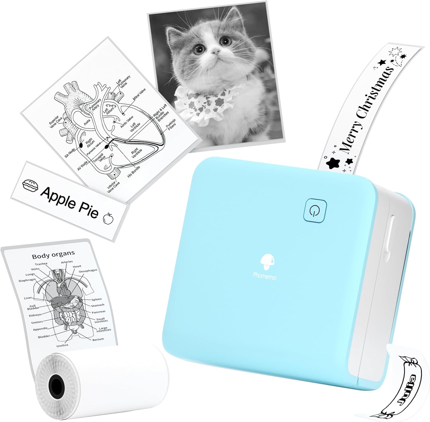 Pocket Thermal Sticker Printer - On-The-Go Creation!