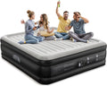 King Size Air Mattress with Built-In Pump - Fast Inflating Comfort