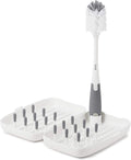 OXO Tot Travel Size Drying Rack with Bottle Brush - Packable Bottle