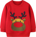 Toddler Boys Girls Christmas Sweatshirt Unisex Reindeer Pullover