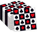 XinFan Las Vegas Poker Napkin Set - Perfect for Casino Parties!