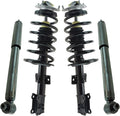 TRQ Front and Rear Complete Strut Assembly & Shock Kit - Direct Fit