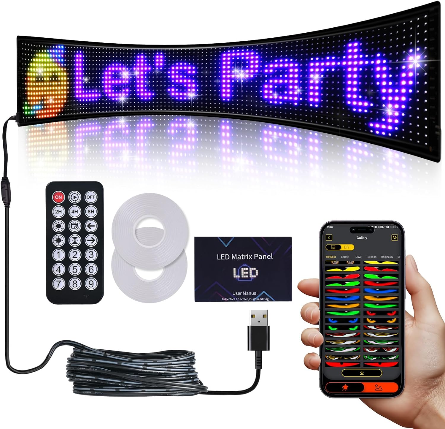 Large Bright LED Sign for Store Window Advertising and More