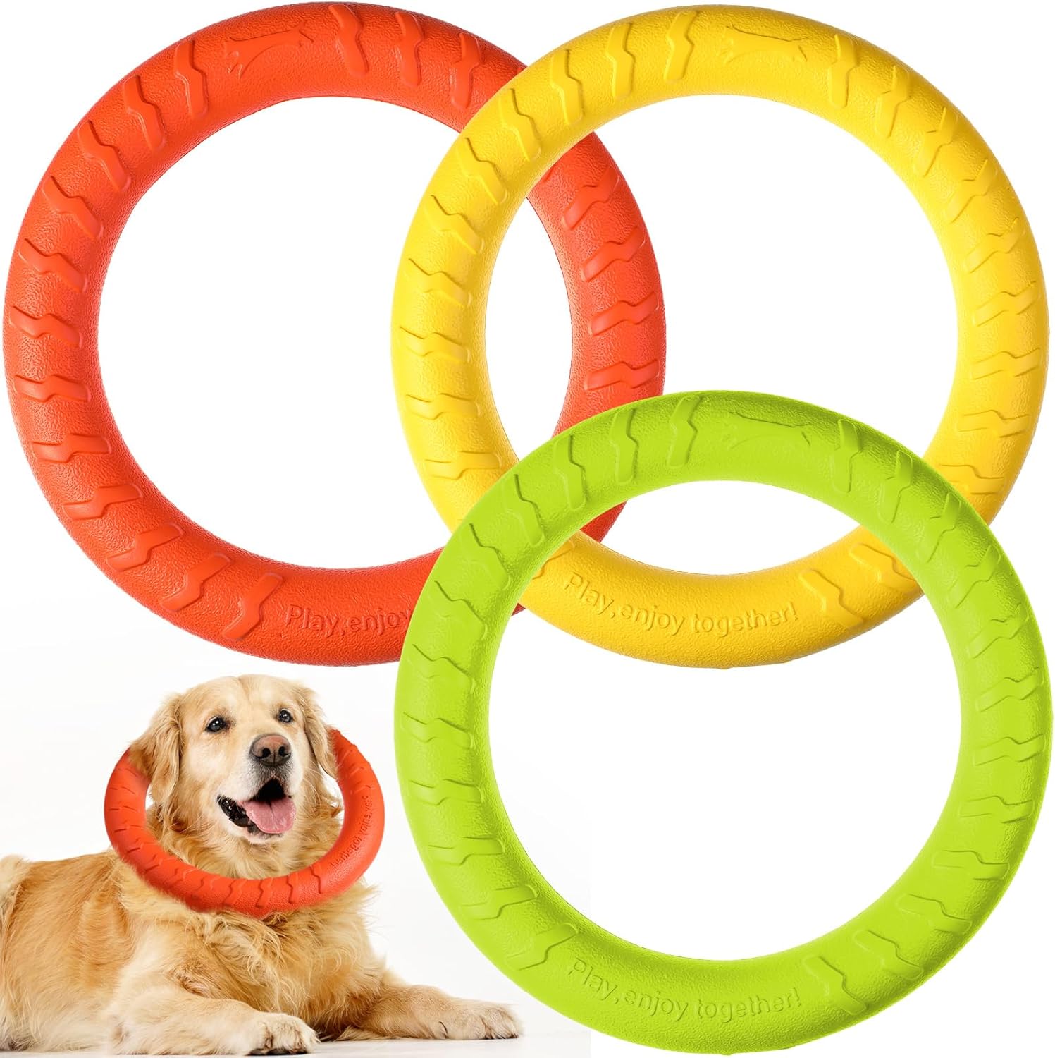 Aggressive Chewer 3-Pack Flying Disc Set