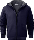 SECOOD Kids Hoodie Fleece Jacket Warm Sherpa Lined Zip Up - Cozy