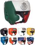 Competition Boxing Muay Thai MMA Sparring Headgear with Cheeks