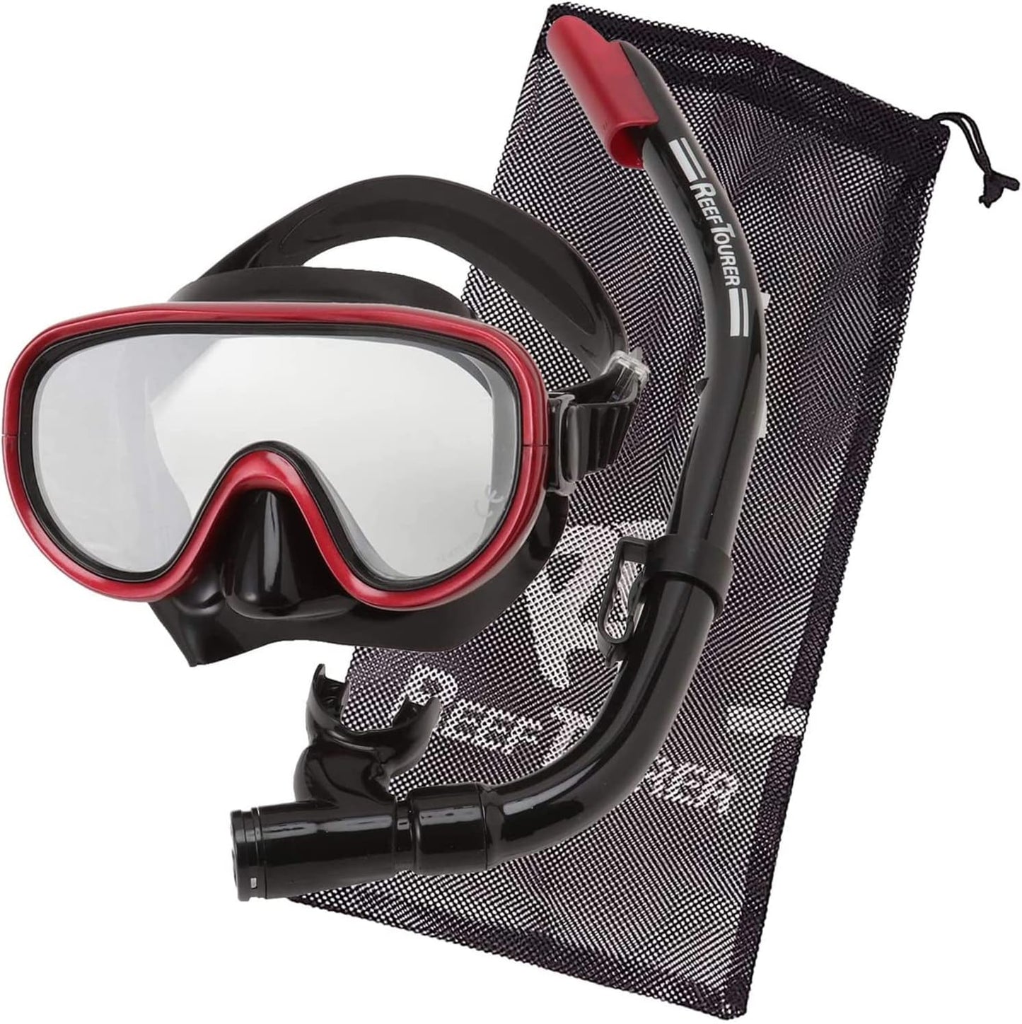REEF TOURER: Wide View Single-Window Snorkel Set