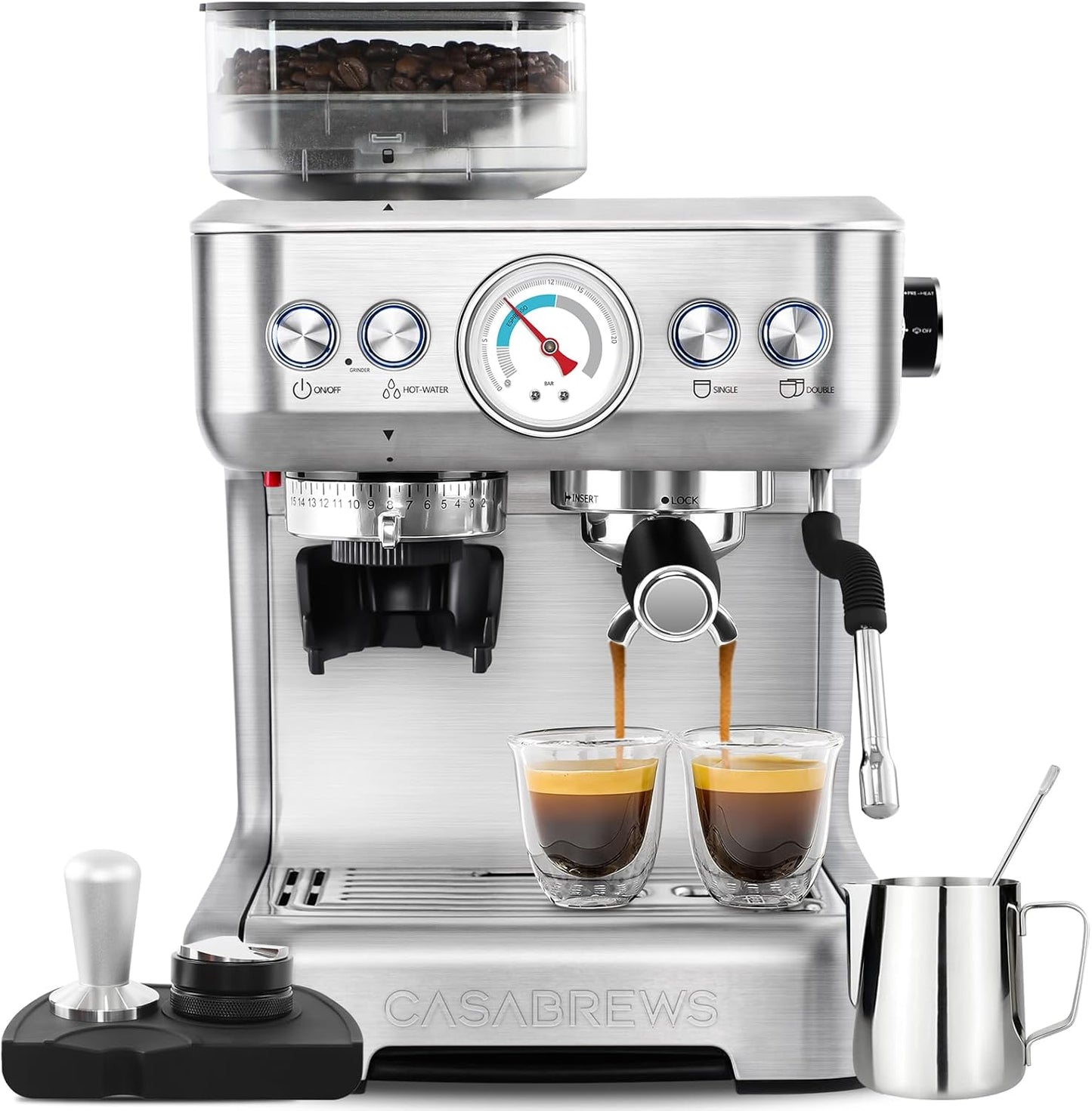 CASABREWS Espresso Machine: Barista-Quality Cappuccinos