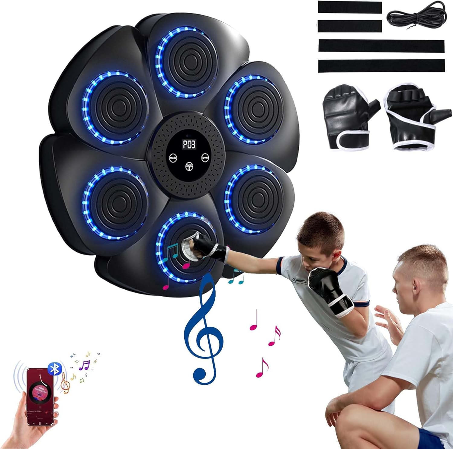 Puncheffy Smart Music Boxing Machine