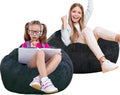 Cozy Faux Rabbit Fur Bean Bag Chair for Kids and Teens Comfort