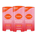 Lume Whole Body Deodorant Peony Rose - Pack of 3 Smooth Sticks