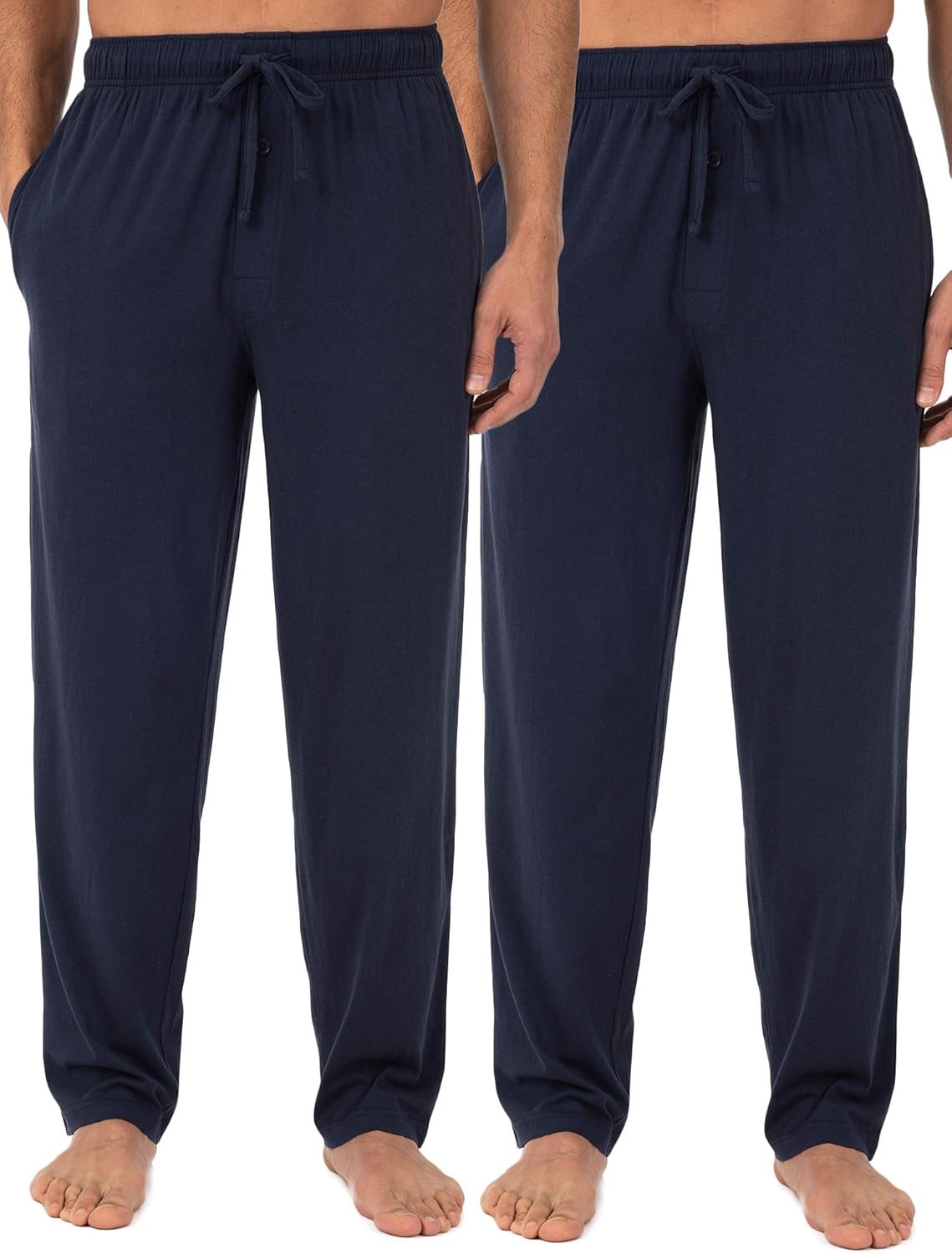 Fruit of the Loom Men's Extended Sizes Jersey Knit Sleep Pants