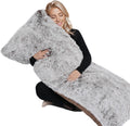 ZonLi Fluffy Body Pillow for Adults - Full Body Support for Side