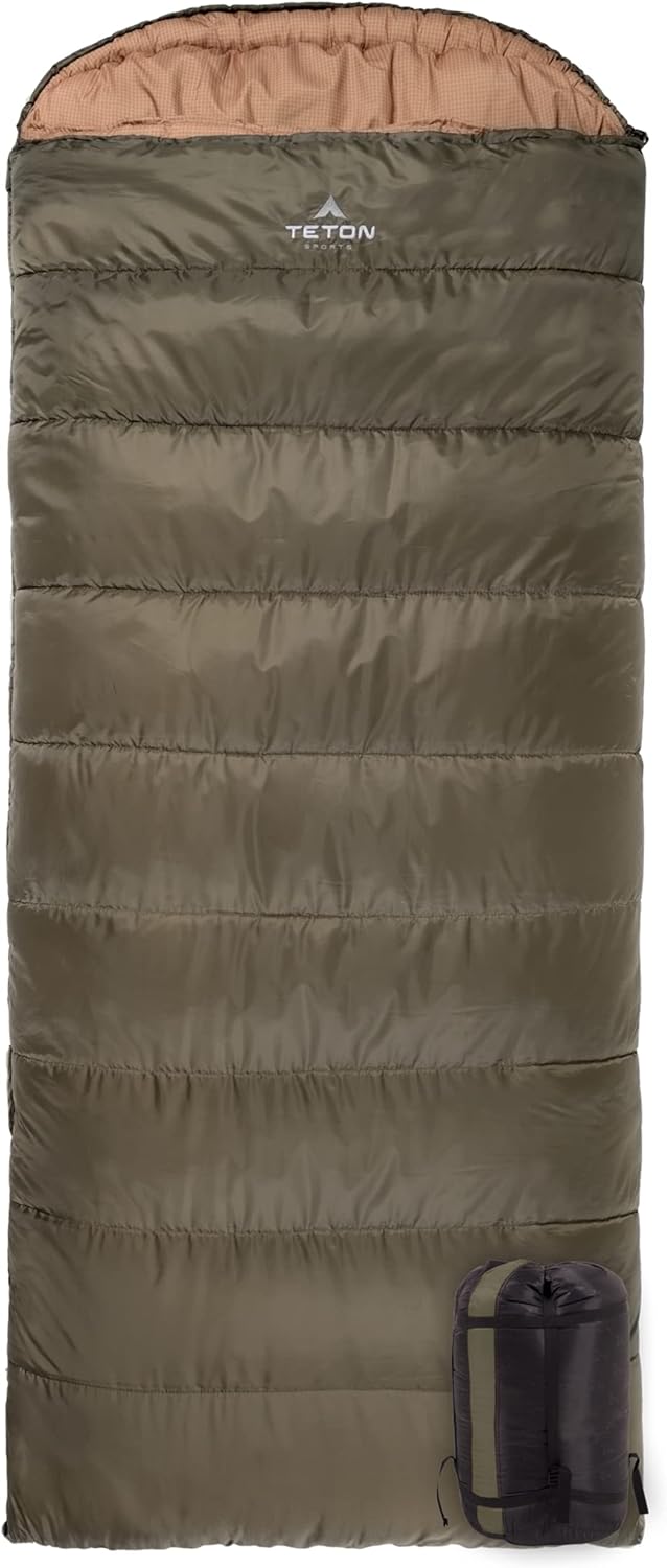 TETON Celsius XL Sleeping Bags for All Weather Camping Comfort