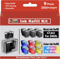 PG-240XL CL-241XL Ink Refill Combo Pack - Refill Kit for Canon 240/241