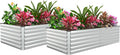 Galvanized 8x4x2ft Raised Garden Bed - Deep 478 Gallon Planter