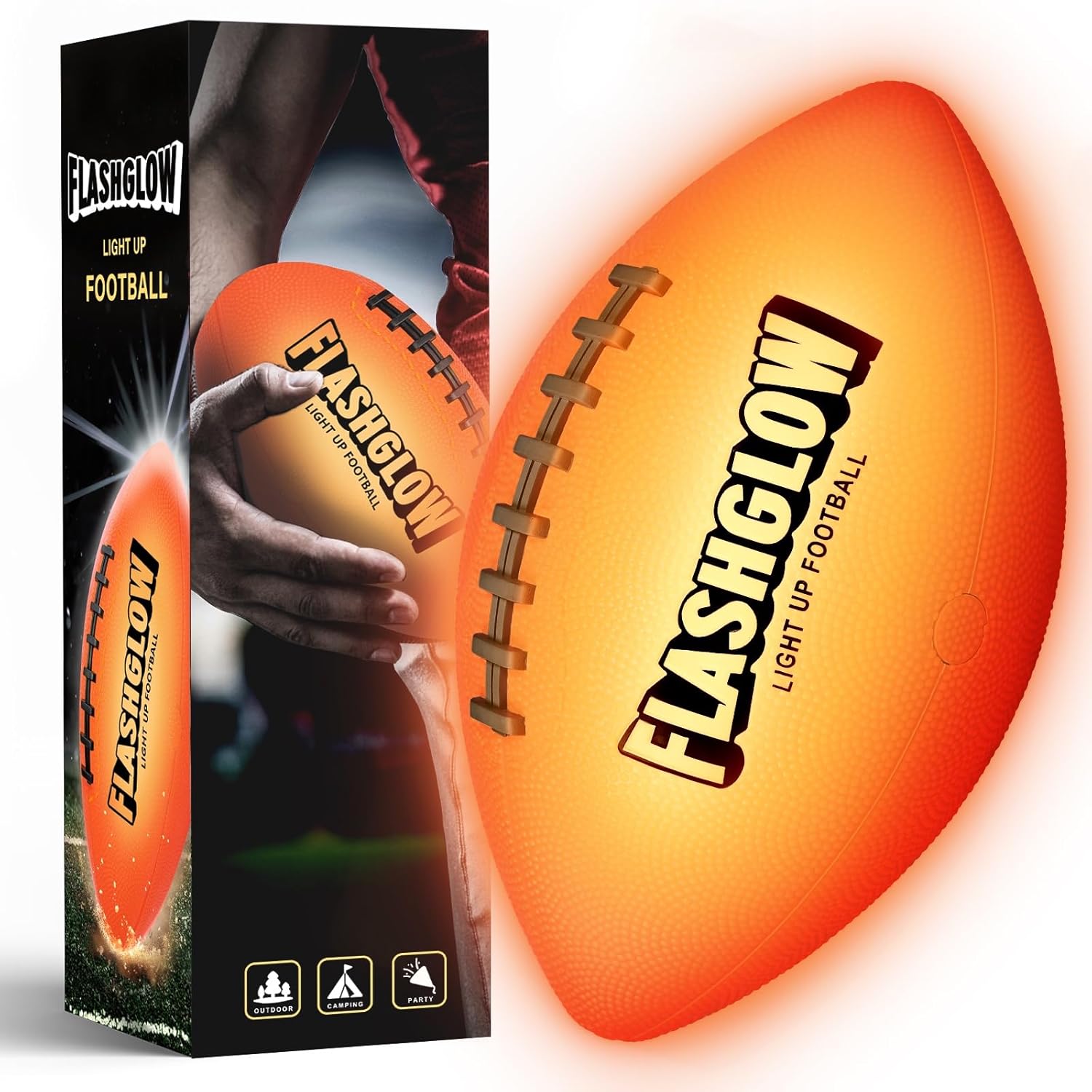 Glow-in-The-Dark Light Up Football for Teen Boys