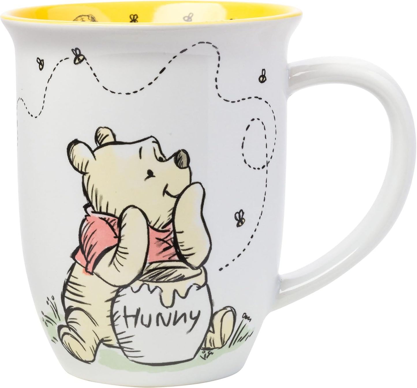 Winnie the Pooh 16oz Ceramic Mug - Buzzing Bees Design