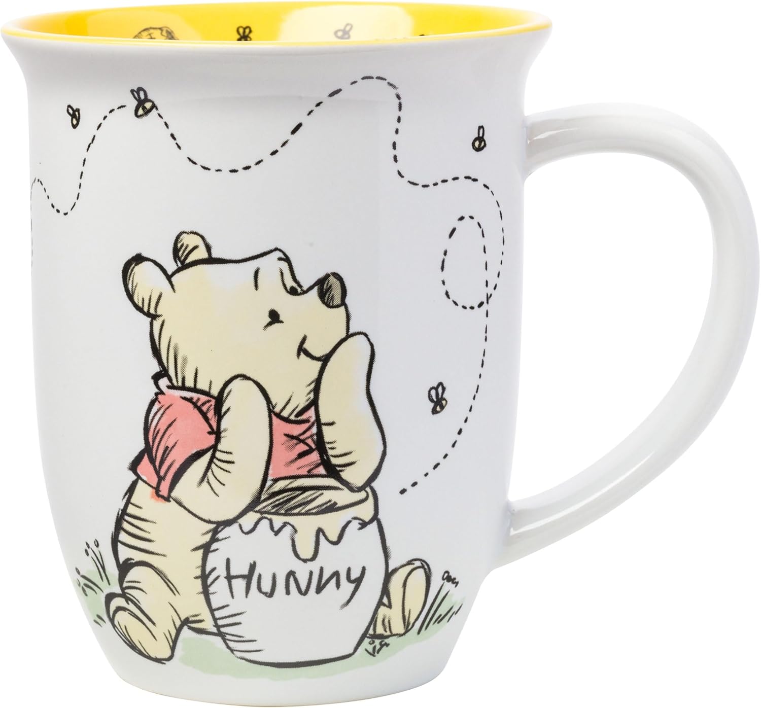 Winnie the Pooh 16oz Ceramic Mug - Buzzing Bees Design
