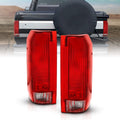 AmeriLite Red Replacement Tail Light Assembly Set for Ford Bronco F150