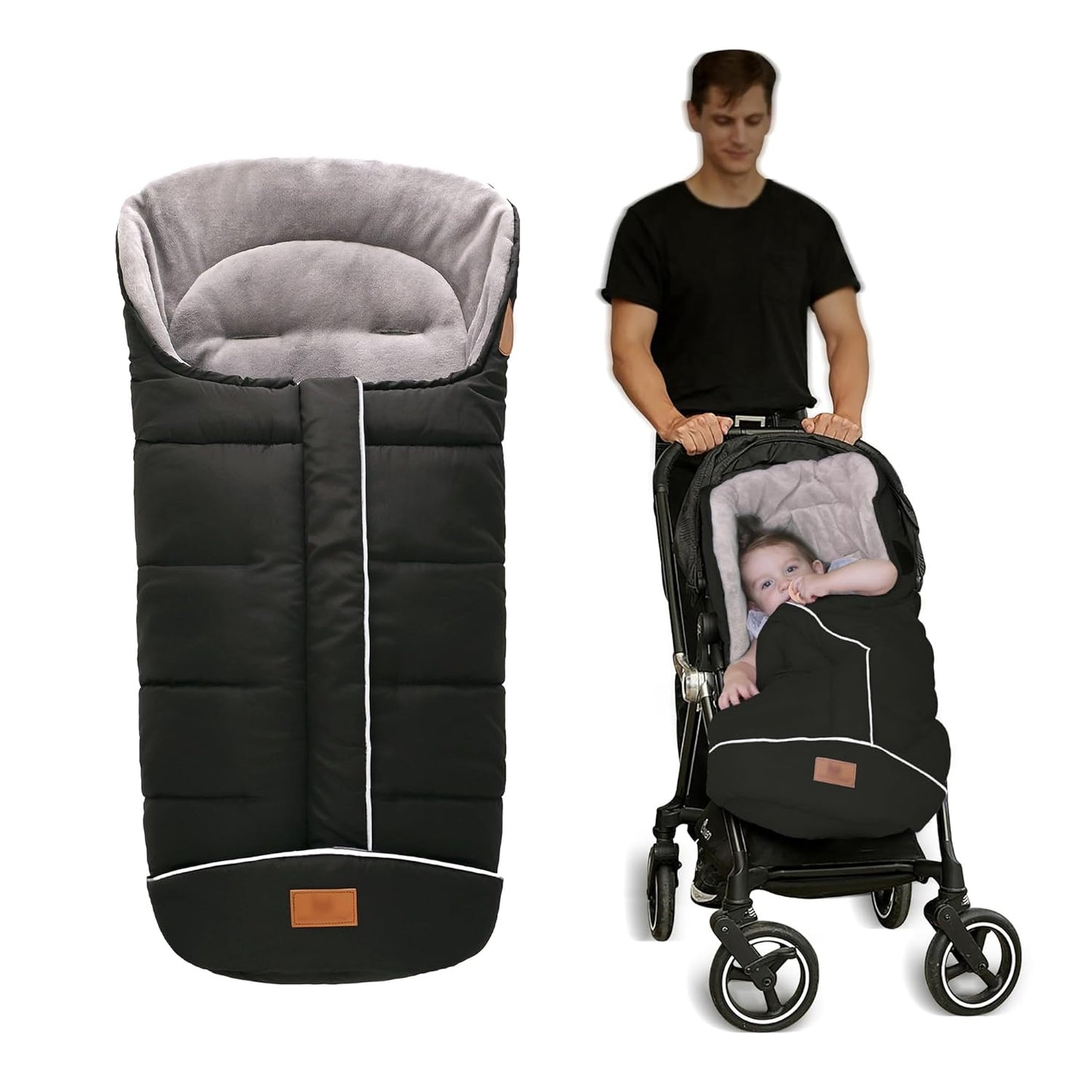 LAT Baby Warm Bunting Bag Universal Stroller Sleeping Bag Cold Weather
