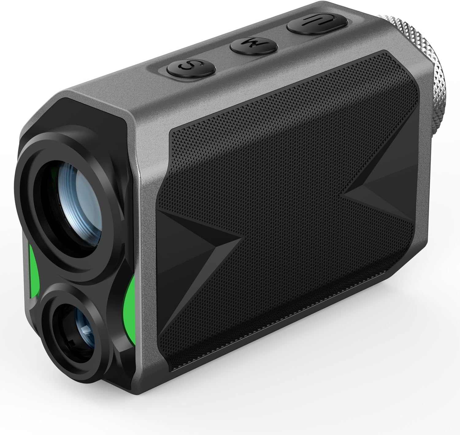 MOLOURK Mini Golf Rangefinder: Locking Flag Pole, High Precision, 6X Mag, 1000 Yd Range