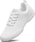Girls White Cheerleading Shoes Breathable Youth (Style 2T3V)