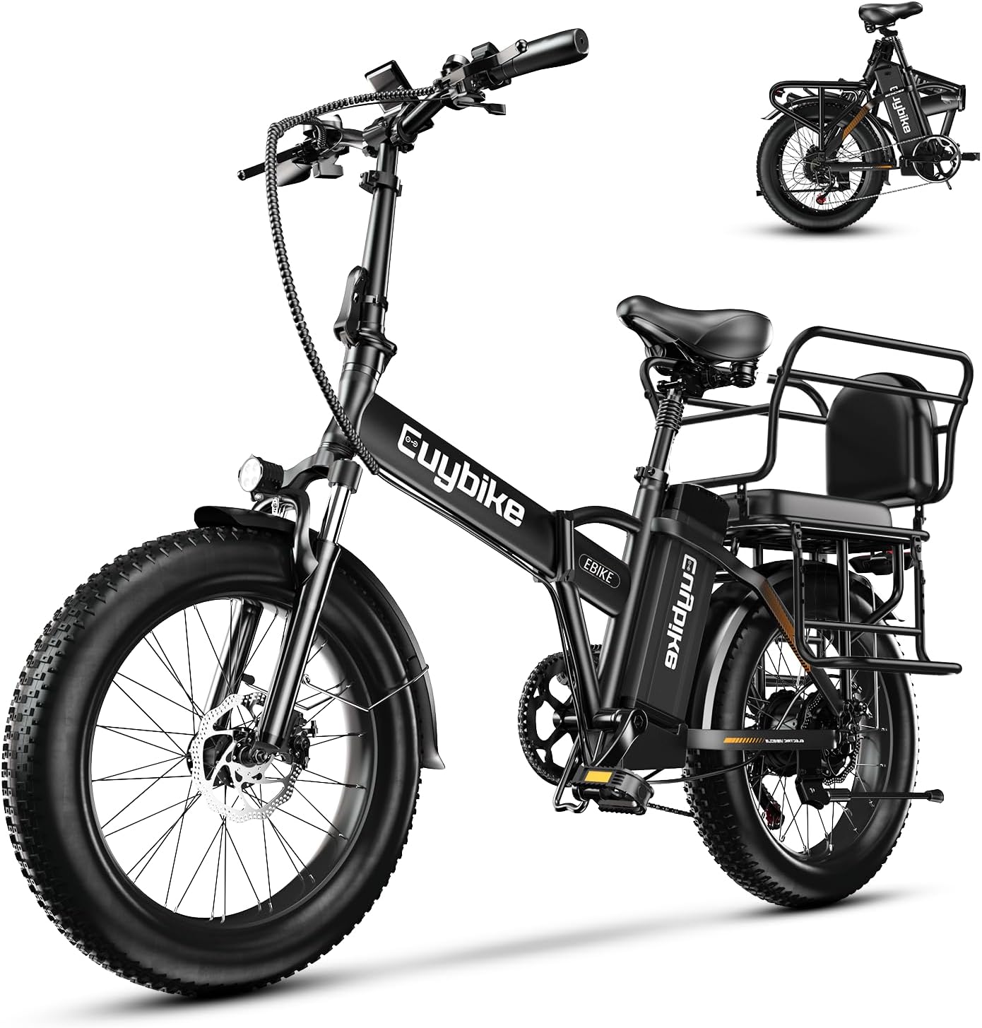 1000W Folding Electric Bike with 48V Battery for Adults
