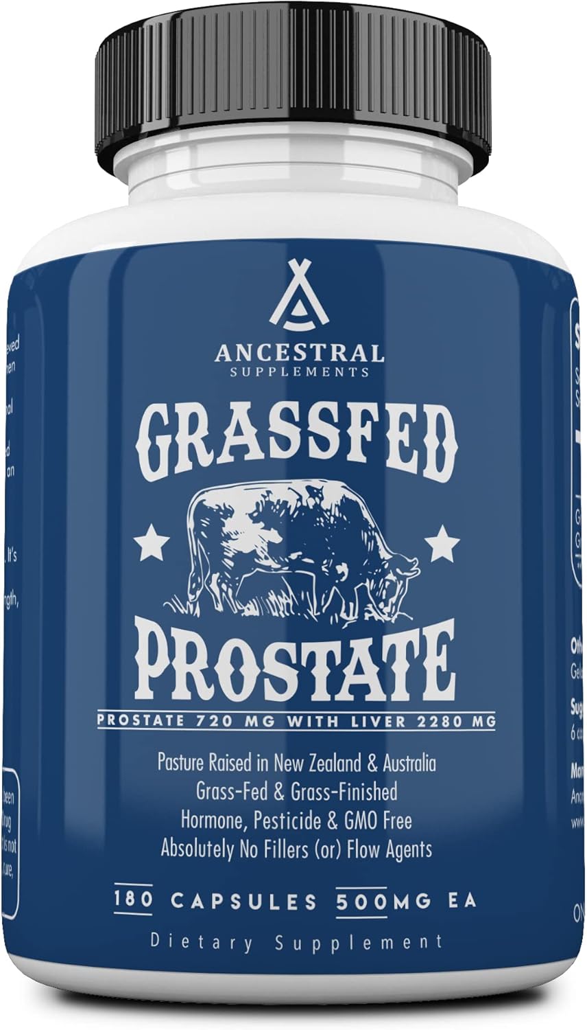Grass Fed Beef Prostate Supplements for Men's Health Support