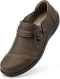 LAZYPOP Women's Classic Comfort Leather Loafers (Style P2FZ)