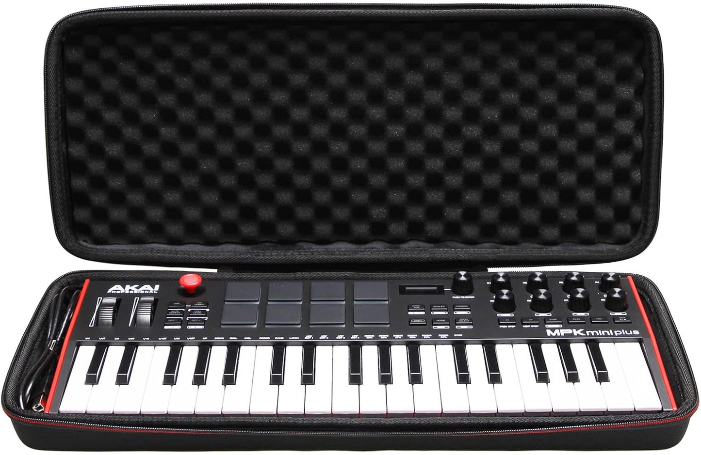 LTGEM Hard Travel Case for Akai Professional MPK Mini Plus