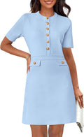 Women's Knit Bodycon Sweater Dress Mini - Elegant Work to Evening Size