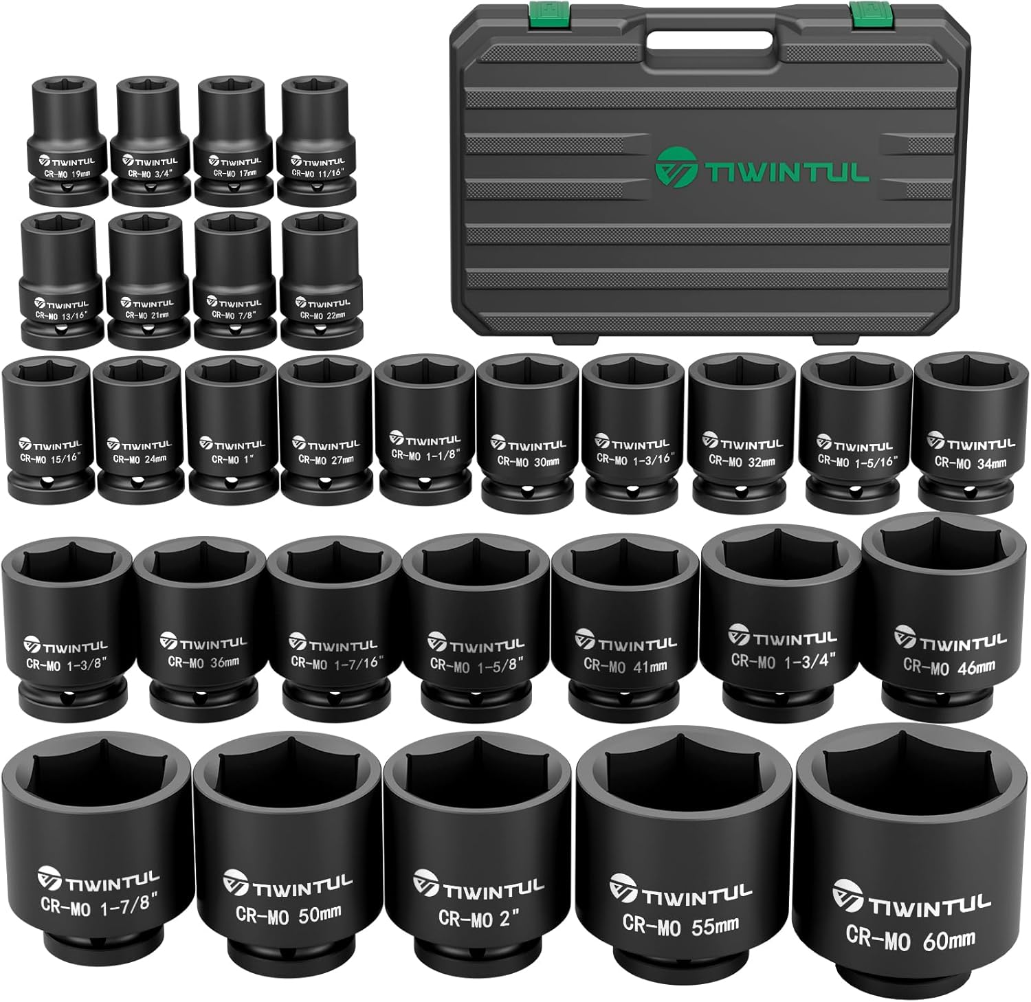 3/4 Inch Drive Impact Socket Set for Heavy Duty Applications
