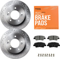 Max Advanced Brakes Rear Brake Kit Compatible With Hyundai and Kia