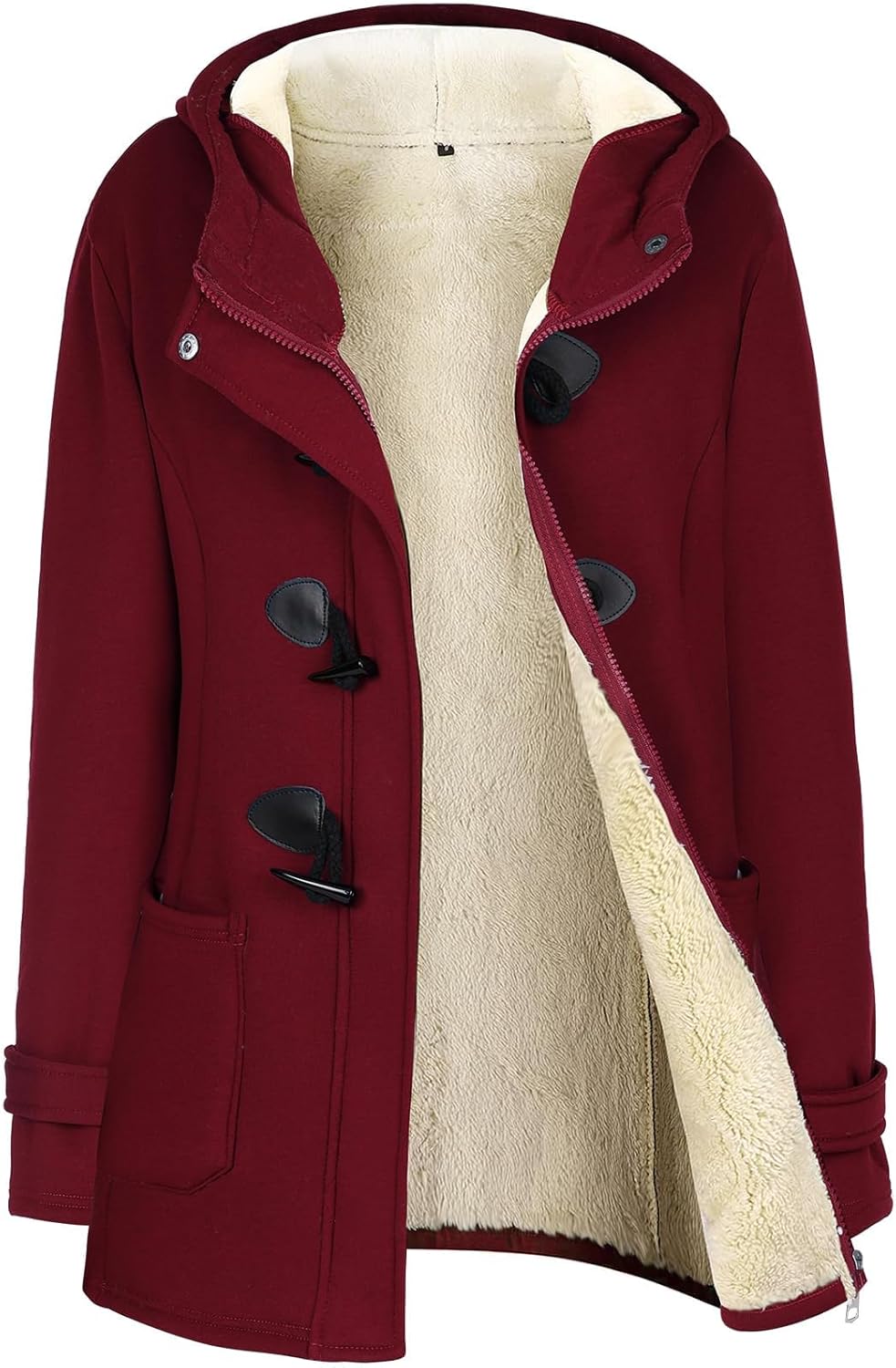 Gihuo Winter Jackets for Women with Sherpa Lined Comfort