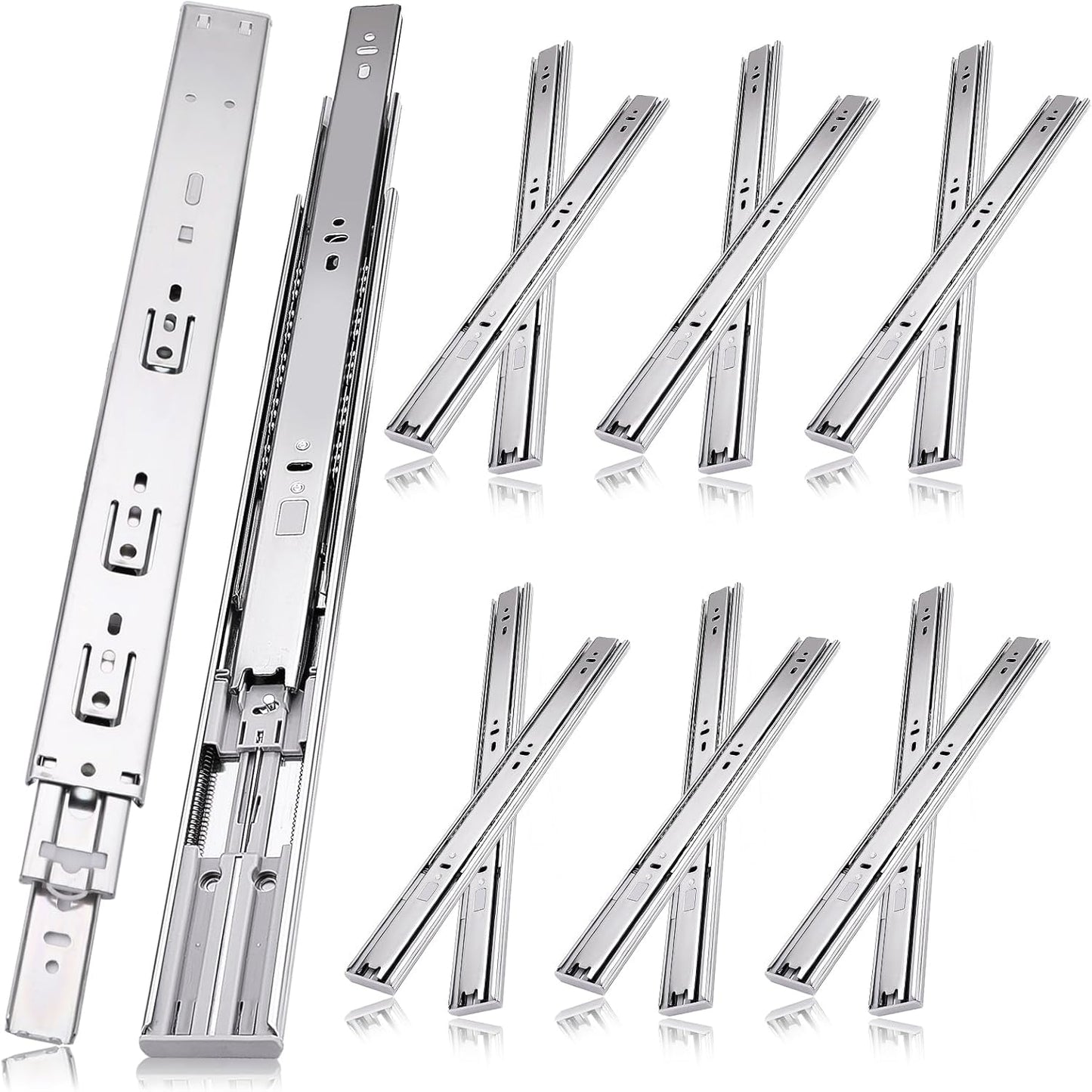 22 Inch Soft Close Drawer Slides for Smooth Cabinet Gliding