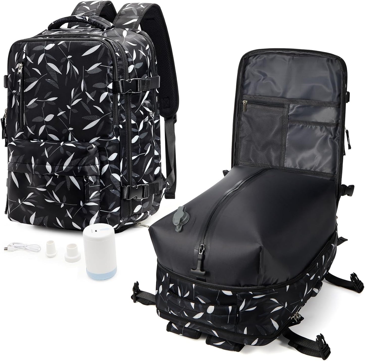VGCUB Travel Backpack with Vacuum System for Business and College