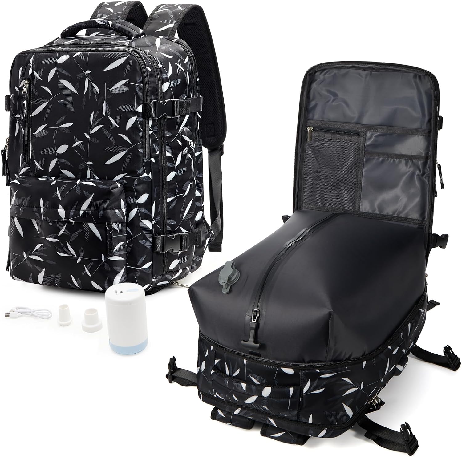 VGCUB Travel Backpack with Vacuum System for Business and College