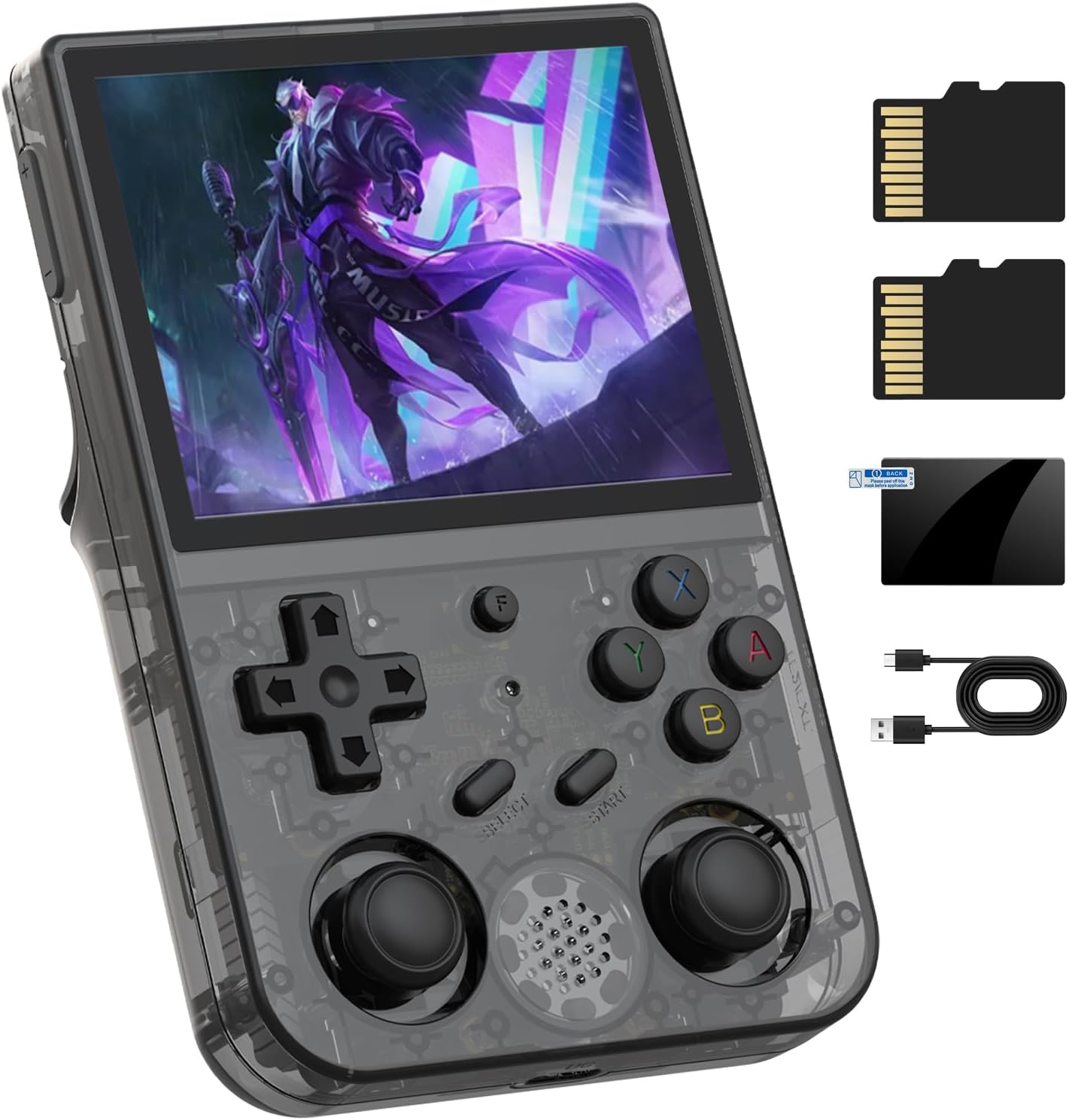 RG353VS Retro Linux Handheld Game Console with 4450 Games